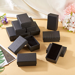 Litchi Textured Paper Jewelry Ring Earrings Storage Boxes&nbsp;CON-TAC0001-22A
