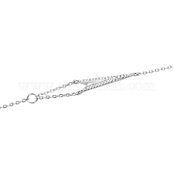 Fashion 925 Sterling Silver Cubic Zirconia Cupid/Cherub's Arrow Bracelet&nbsp;TS-B304-S