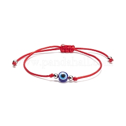 2Pcs 2 Color Resin Evil Eye Braided Bead Bracelets Set&nbsp;BJEW-JB08496