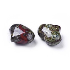 Natural Dragon Blood Heart Love Stone&nbsp;G-F659-A12