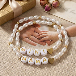 Mama Mini Acrylic Beaded Stretch Bracelet Sets&nbsp;TO3348