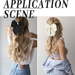 4Pcs 4 Styles Cloth Bowknot Alligator Hair Clips&nbsp;PHAR-SP0001-17A
