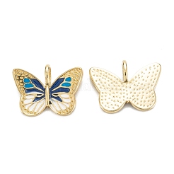 Brass Enamel Pendants&nbsp;KK-M220-05G-A