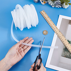 1 Roll Hollow Silicone Tube&nbsp;AJEW-BC0010-58B