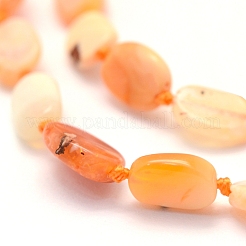 Natural Fire Opal Bead Strands&nbsp;G-E395-12A