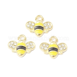 Golden Plated Alloy Enamel Charms&nbsp;ENAM-G212-18G-06