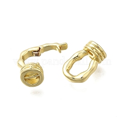 Brass Fold Over Clasps&nbsp;LS-KK-Q048-06G