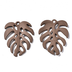 Spray Painted Alloy Pendants&nbsp;PALLOY-T077-116C-RS