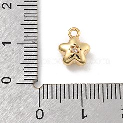 Brass Micro Pave Cubic Zirconia Pendants&nbsp;LS-KK-D283-19G