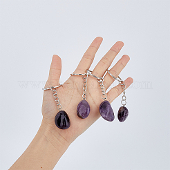 Natural Amethyst Keychain&nbsp;G-DC0001-25