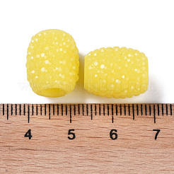 Opaque Resin European Jelly Colored Beads&nbsp;RESI-B025-02A-07