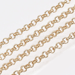 Soldered Brass Coated Iron Rolo Chains&nbsp;X-CH-S125-08A-LG