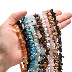 Chip Gemstone Beads Strands Mix&nbsp;M-F001