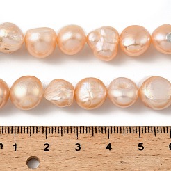 Natural Cultured Freshwater Pearl Beads Strands&nbsp;PEAR-P064-19L-06E