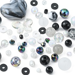 DIY Imitation Gemstone Stretch Bracelet Making Kit&nbsp;DIY-FS0003-32