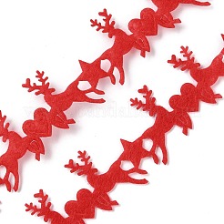 Christmas Loving Deer Felt Lace Trim&nbsp;OCOR-D013-02A