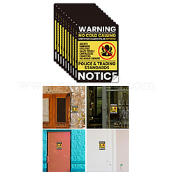 10 Sheets PVC Self-Adhesive Identification Cable Label Pasters&nbsp;STIC-WH0027-043