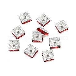 Brass Grade A Rhinestone Spacer Beads&nbsp;RSB074NF-08S