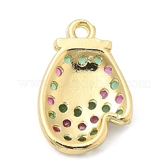 Rack Plating Brass Pave Cubic Zirconia Pendants&nbsp;KK-R150-13G-02