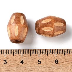 Schima Wood Carved European Beads&nbsp;WD-CBACBB7-01