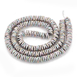 Electroplate Non-magnetic Synthetic Hematite Beads Strands&nbsp;G-N0322-01B