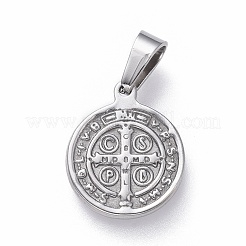 Non-Tarnish 304 Stainless Steel Pendants&nbsp;STAS-H458-36P-D