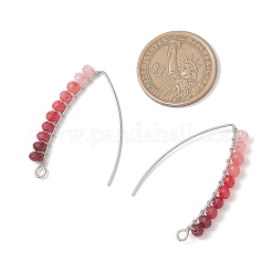 Natural Malaysia Jade Earring Hooks&nbsp;EJEW-JE06887-01