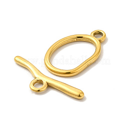 Ion Plating(IP) 304 Stainless Steel Toggle Clasps&nbsp;X-STAS-F290-06G
