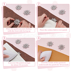 6Pcs Alloy Garment Accessories&nbsp;FIND-FG0004-42A