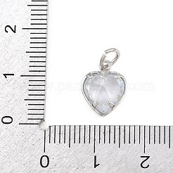 Brass Glass Charms&nbsp;KK-A269-51P