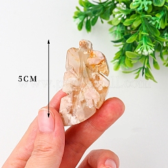 Natural Cherry Blossom Agate Display Decorations&nbsp;G-PW0004-28