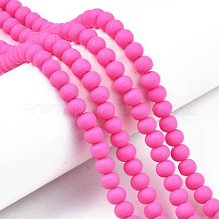 Handmade Polymer Clay Beads Strands&nbsp;CLAY-N008-053-03