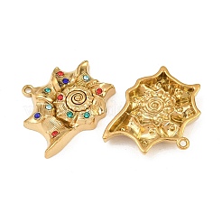 304 Stainless Steel Rhinestone Pendants&nbsp;SA-CBA0480-01G-02