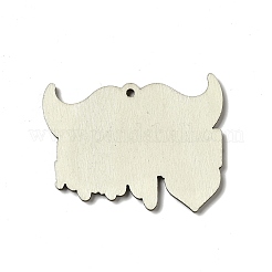 Father's Day Single Face Printed Aspen Wood Pendants&nbsp;WOOD-G014-30