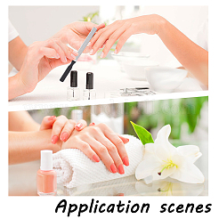 4Pcs 2 Colors Stainless Steel Double-sided Nail Art Manicure Buffer Files&nbsp;AJEW-UN0001-54