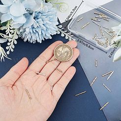 80Pcs 4 Styles Corrugated Brass Tube Beads&nbsp;KK-CN0002-89