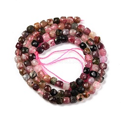 Natural Multicolor Tourmaline Beads Strands&nbsp;G-F770-A01-01