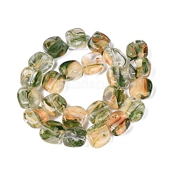 Handmade Lampwork Beads Strands&nbsp;LA-N046-01G