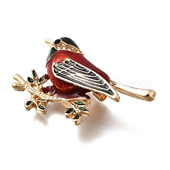 Bird Zinc Alloy Rhinstone Brooches&nbsp;JEWB-V001-04B
