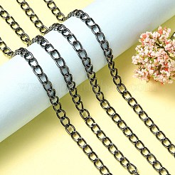 Aluminium Twisted Curb Chains&nbsp;CHA-YW0001-07B