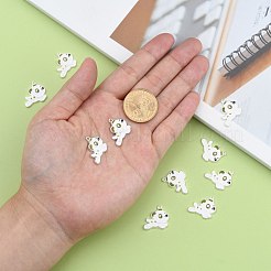 Alloy Enamel Puppy Charms&nbsp;EA514Y-1