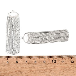 Brass Tassel Big Pendants&nbsp;KK-F898-22B-P