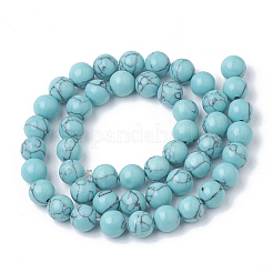 Synthetic Turquoise Beads Strands&nbsp;G-S295-11A-8mm