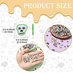 200G Halloween Theme Handmade Polymer Clay Cabochons&nbsp;CLAY-CJ0001-98