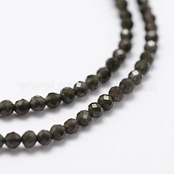 Natural Obsidian Beads Strands&nbsp;X-G-K185-15