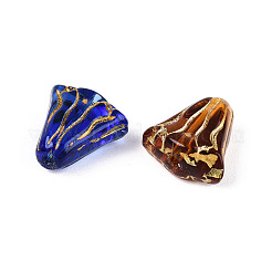 Flower Glass Beads&nbsp;GLAA-T025-35M