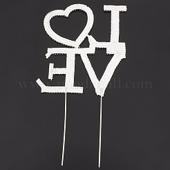 Brass Rhinestone Cake Topper&nbsp;RB-T008-17S