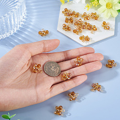 20Pcs Glass Pendants&nbsp;PALLOY-TAC0217