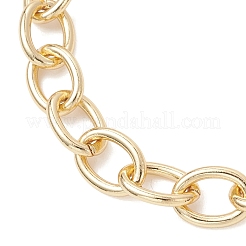 Brass & 304 Stainless Steel Cable Chains Bracelets for Women&nbsp;BJEW-JB12982