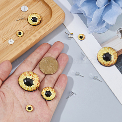 4Pairs 3 Styles Glass Craft Eyes&nbsp;DIY-FH0010-36